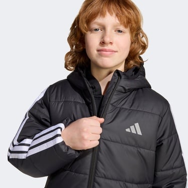  adidas Junior Essentials 3-Stripes Çocuk Siyah Mont