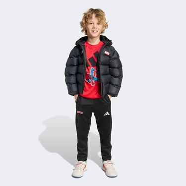  adidas Little Kids Marvel Spider-Man Çocuk Siyah Ceket