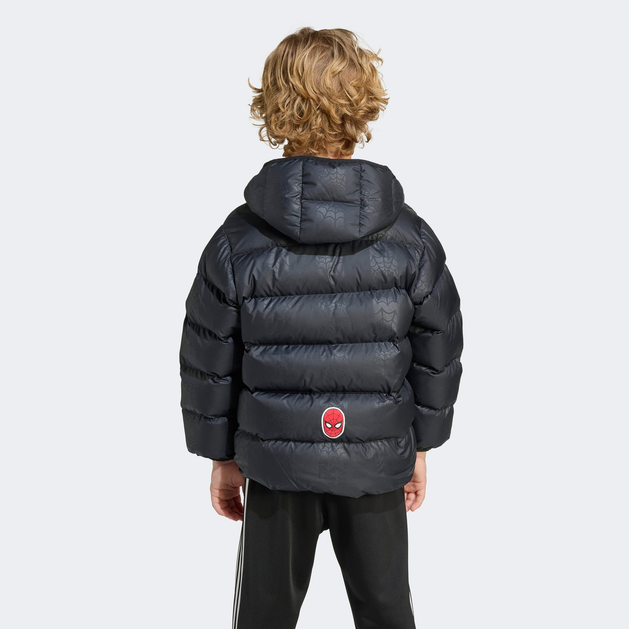 adidas Little Kids Marvel Spider-Man Çocuk Siyah Ceket