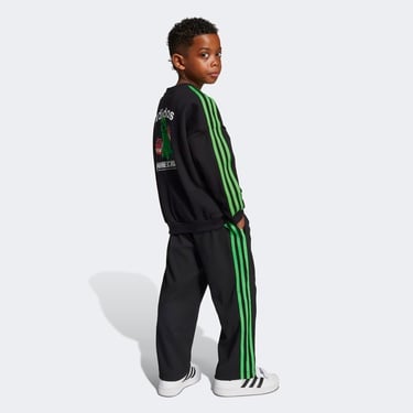  adidas Crew Set Çocuk Siyah Eşofman Takımı