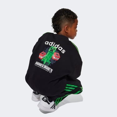  adidas Crew Set Çocuk Siyah Eşofman Takımı