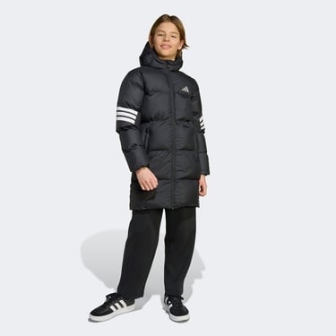  adidas Junior FI 3-Stripes Çocuk Siyah Ceket