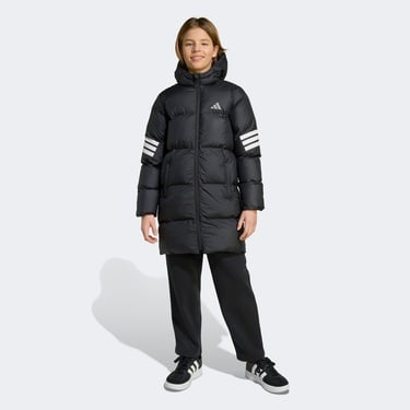  adidas Junior FI 3-Stripes Çocuk Siyah Ceket