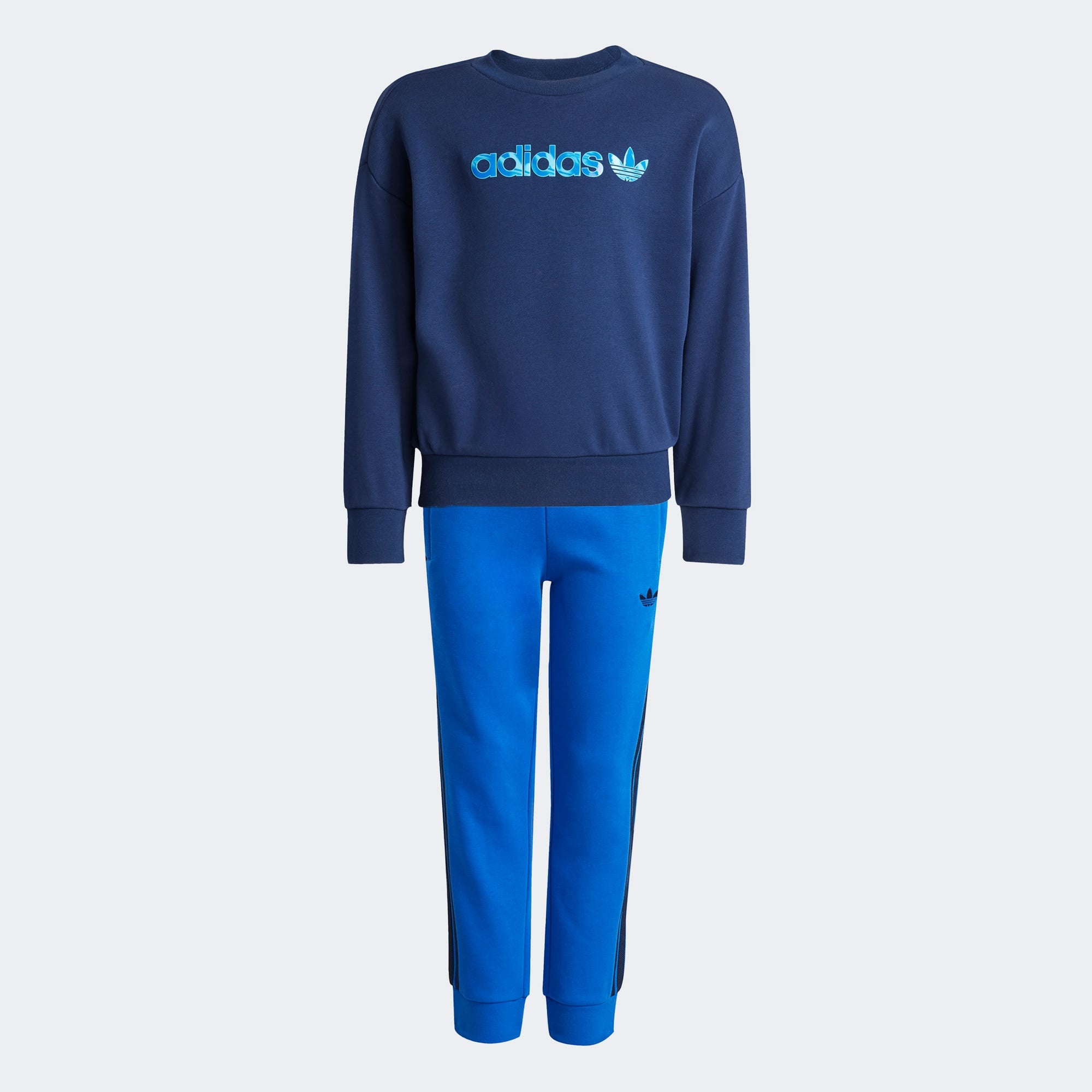 adidas Crew Set Çocuk Lacivert Eşofman Takımı