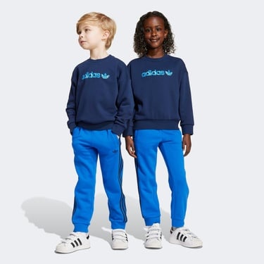  adidas Crew Set Çocuk Lacivert Eşofman Takımı