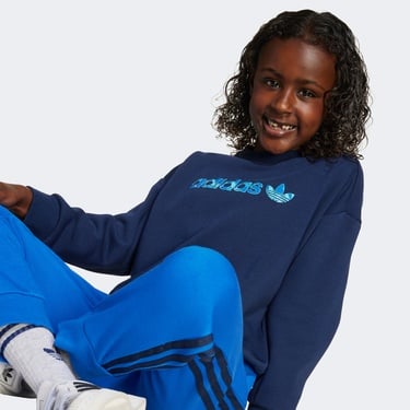  adidas Crew Set Çocuk Lacivert Eşofman Takımı