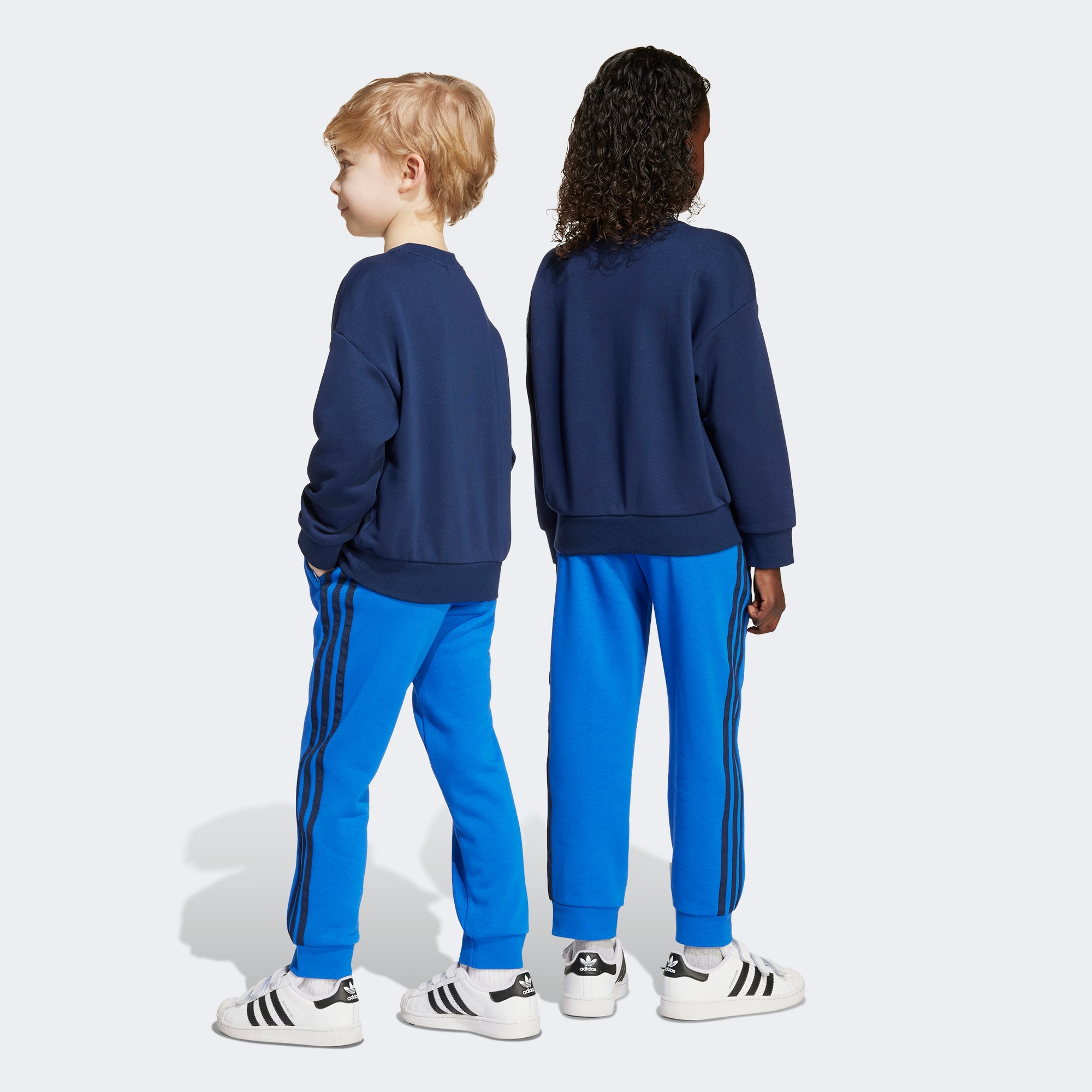 adidas Crew Set Çocuk Lacivert Eşofman Takımı