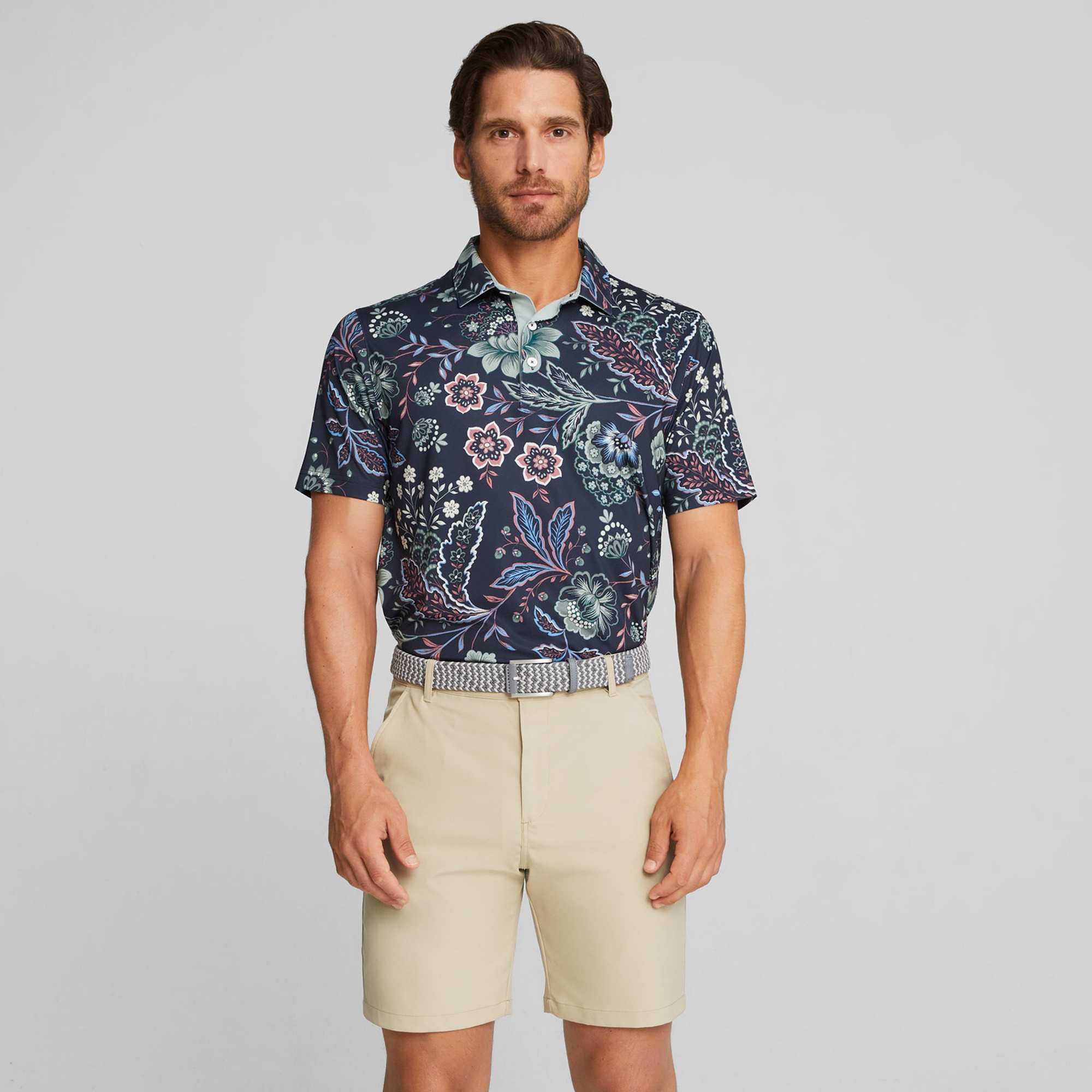 Puma X Liberty Erkek Lacivert Golf Polo T-Shirt