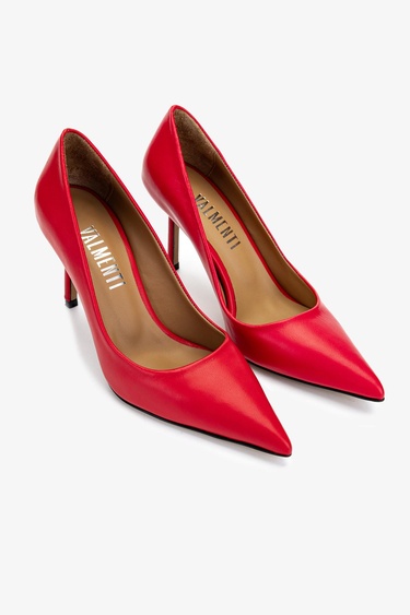  Valmenti Kadın . Kırmızı Topuklu Ayakkabı