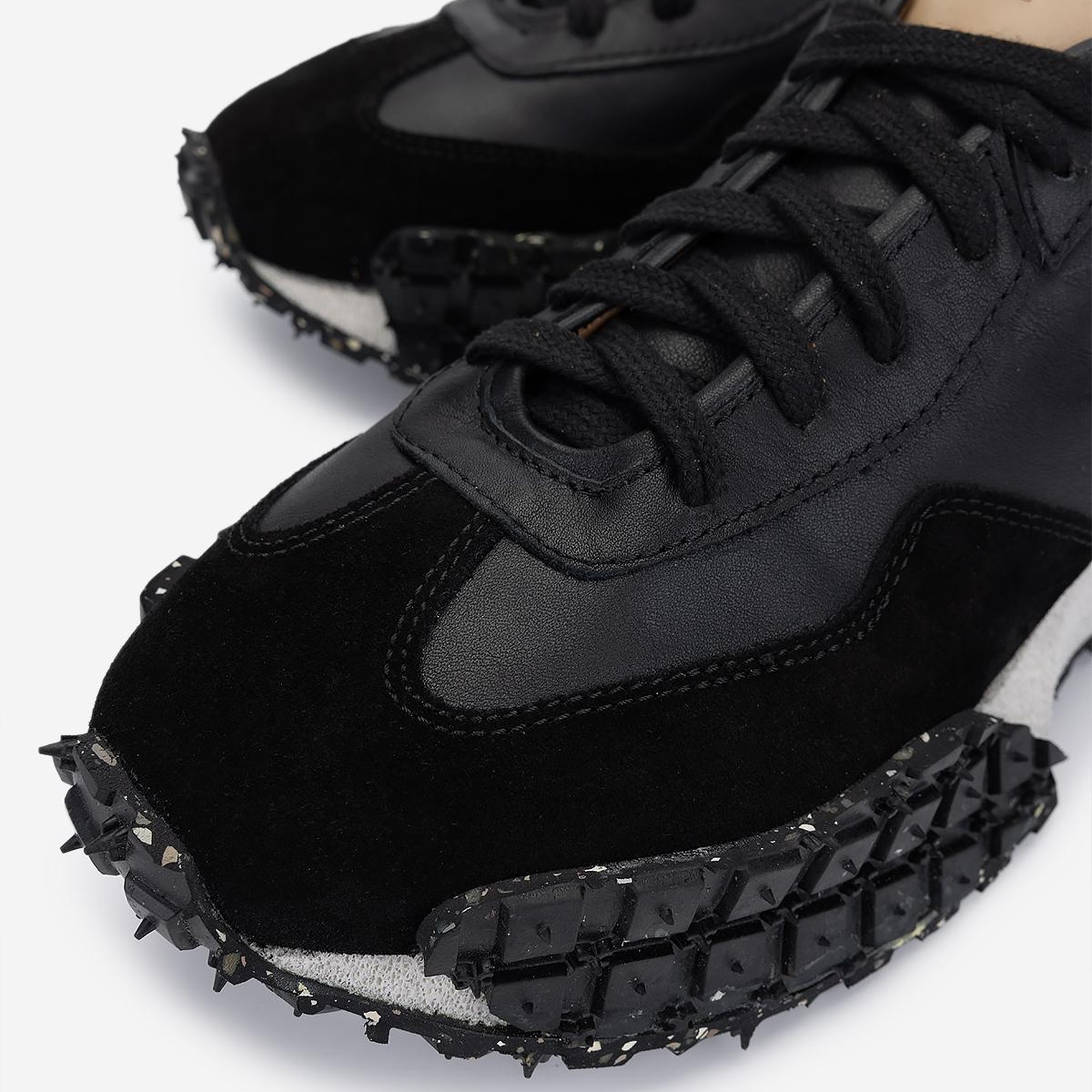 Valmenti Erkek Hakiki Deri Siyah Sneakers & Spor Ayakkabı