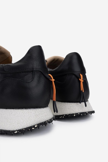  Valmenti Erkek Hakiki Deri Siyah Sneakers & Spor Ayakkabı