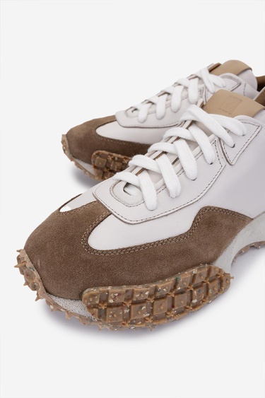  Valmenti Erkek Hakiki Deri Bej Sneakers & Spor Ayakkabı