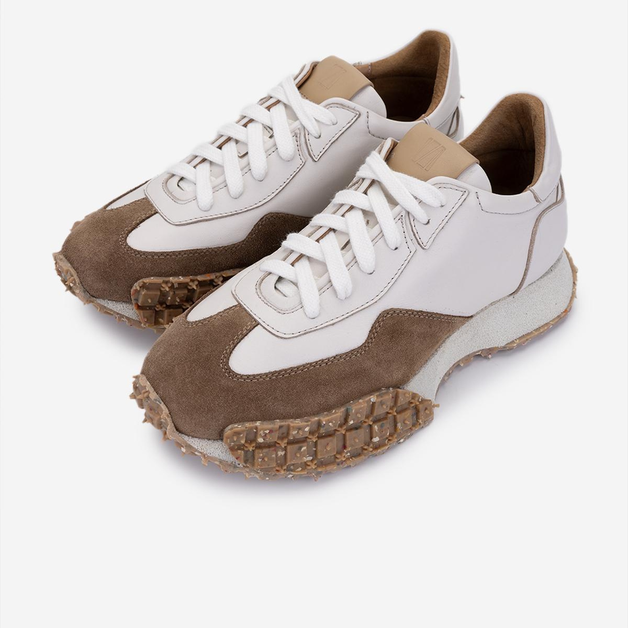 Valmenti Erkek Hakiki Deri Bej Sneakers & Spor Ayakkabı