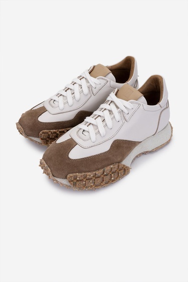  Valmenti Erkek Hakiki Deri Bej Sneakers & Spor Ayakkabı