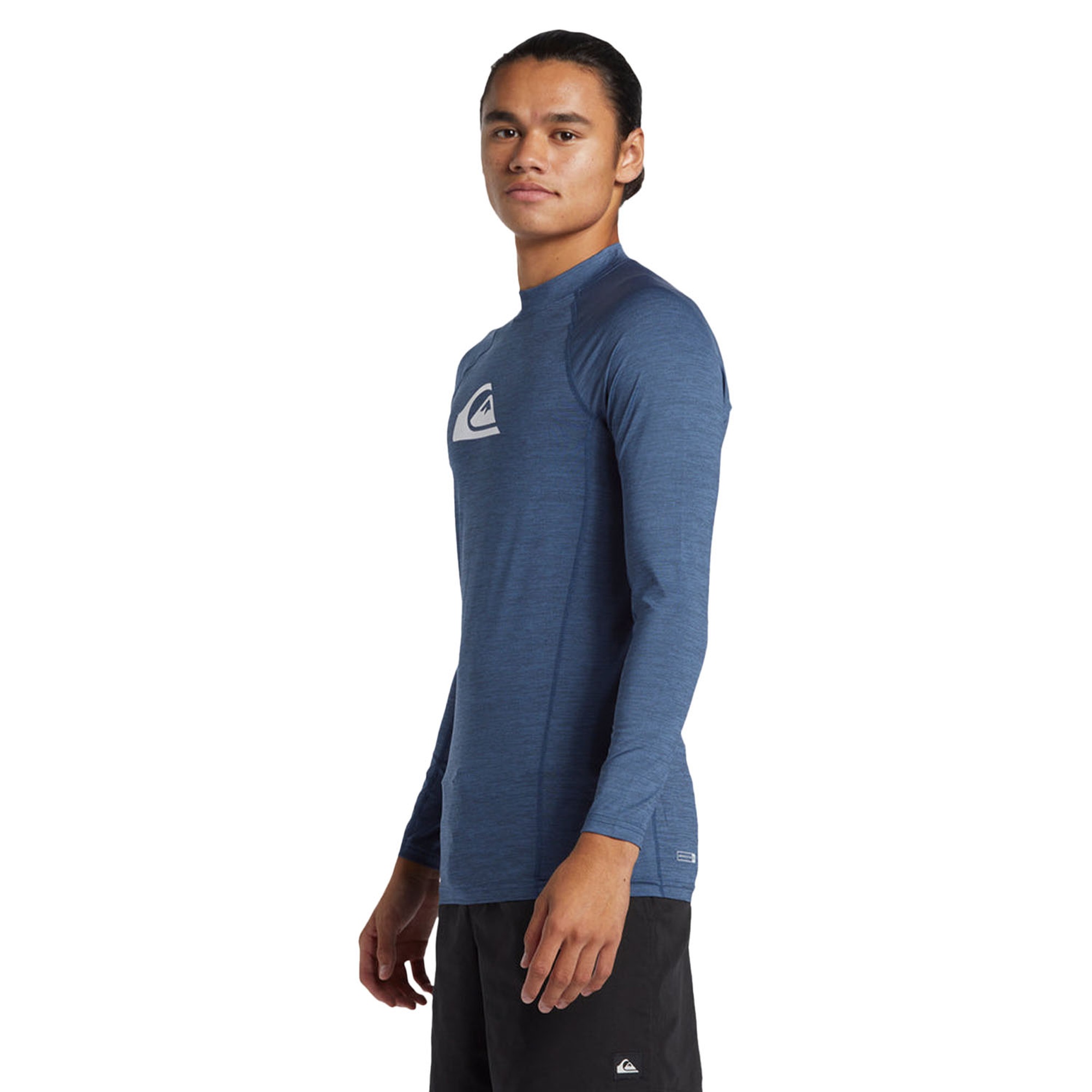 Quiksilver Everyday Upf50 Comp Ls Erkek Mavi Likra