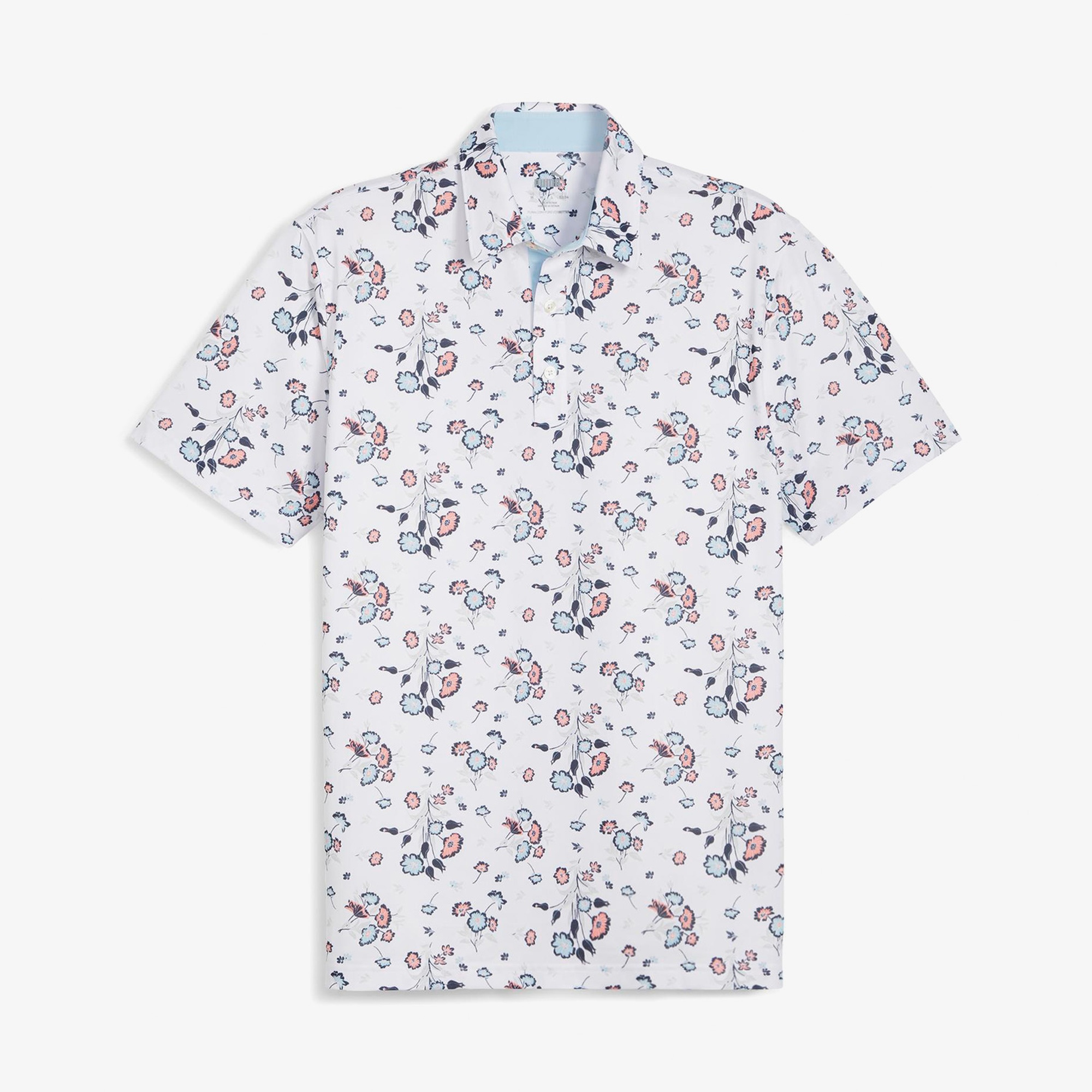 Puma Heirloom Erkek Beyaz Desenli Polo