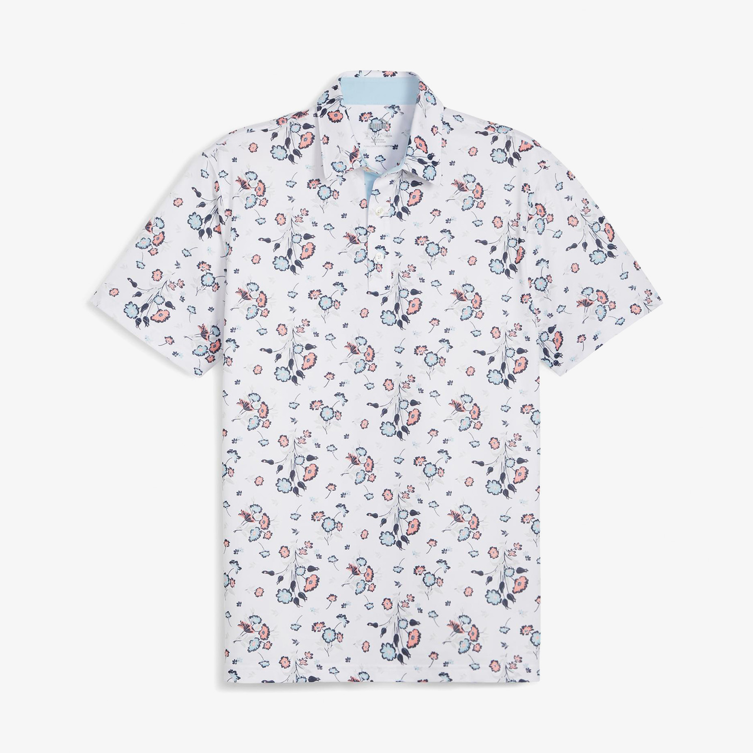  Puma Heirloom Erkek Beyaz Desenli Polo