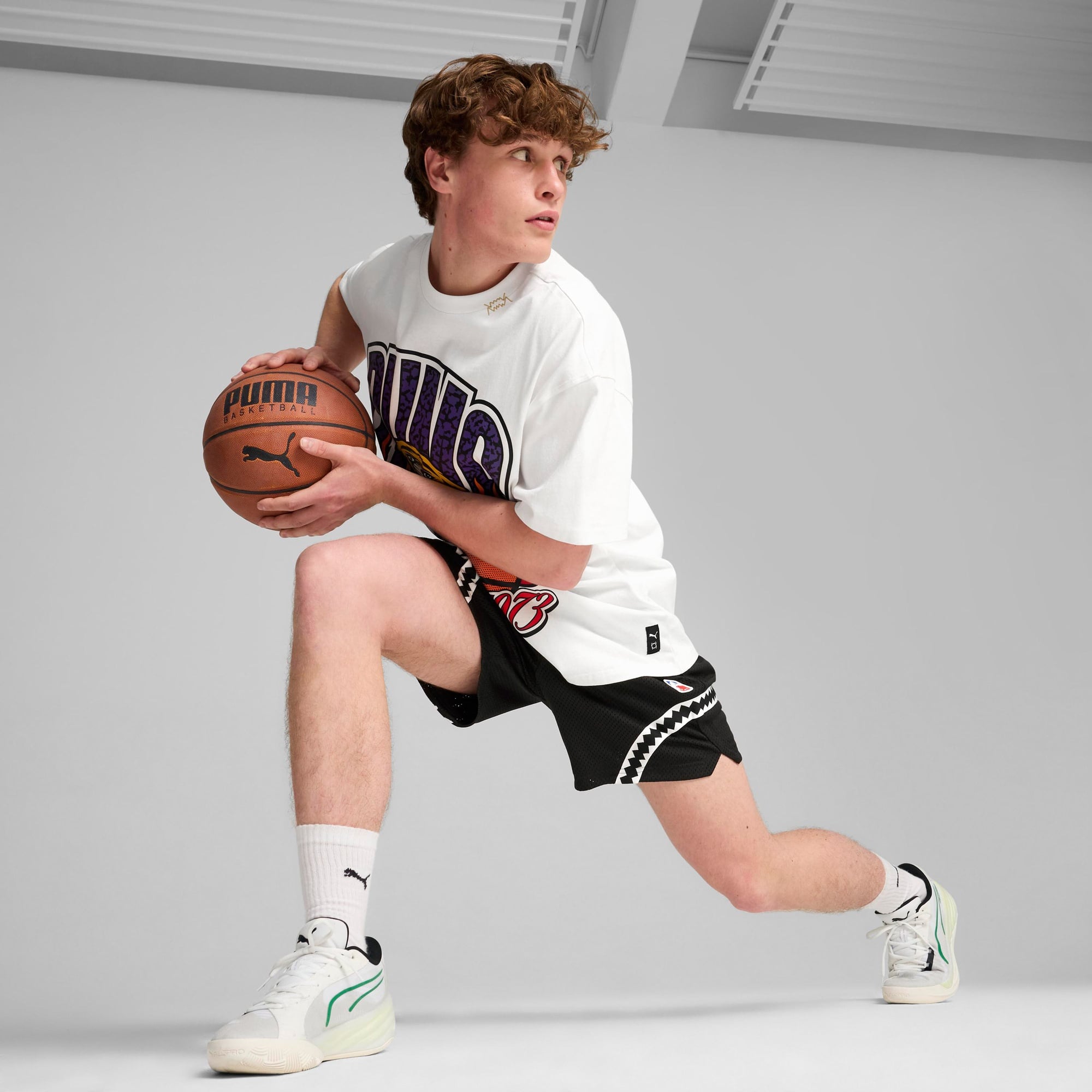 Puma Crowd Craze Erkek Beyaz Günlük T-Shirt