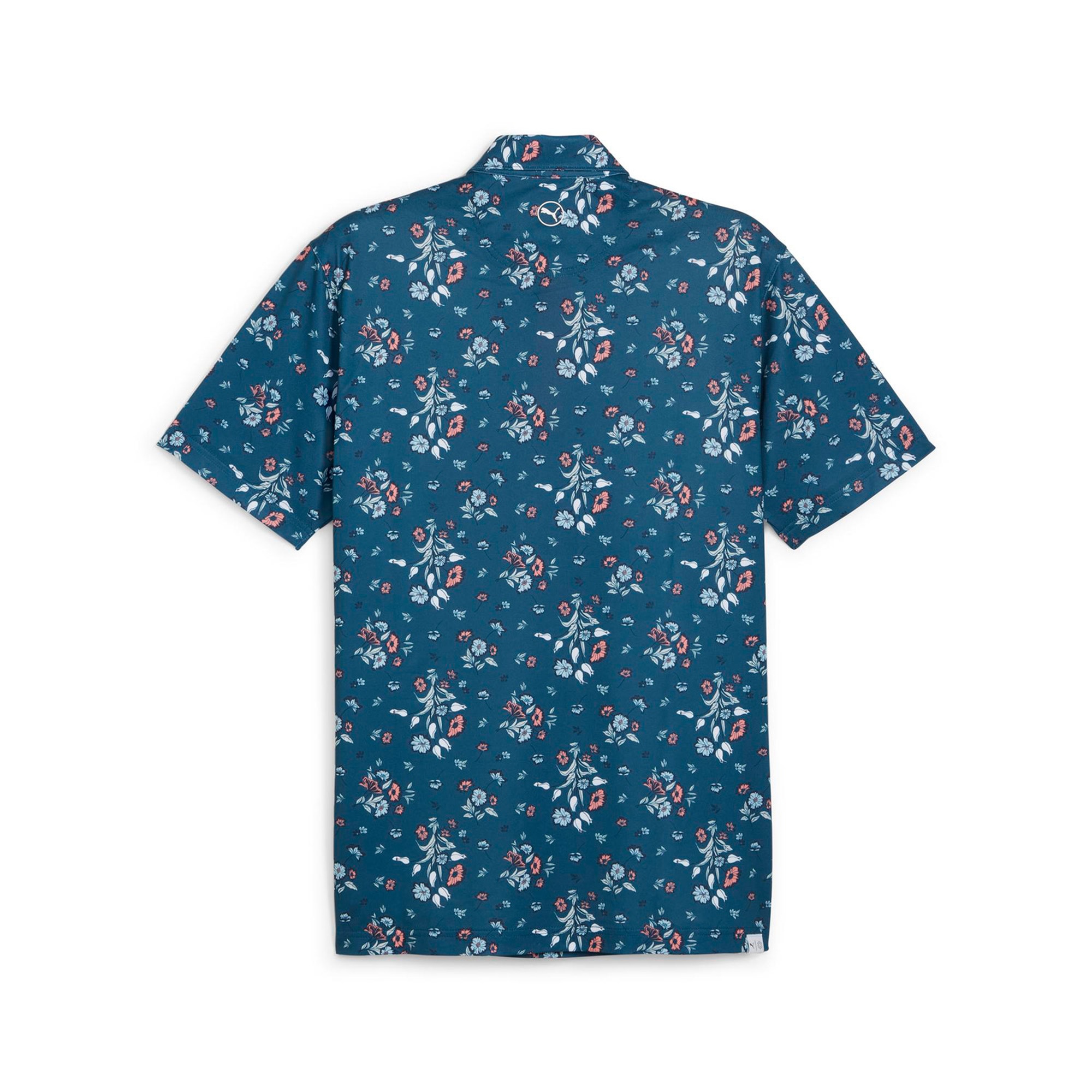 Puma Heirloom Erkek Lacivert Desenli Polo