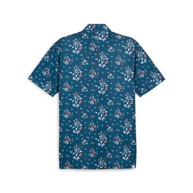  Puma Heirloom Erkek Lacivert Desenli Polo