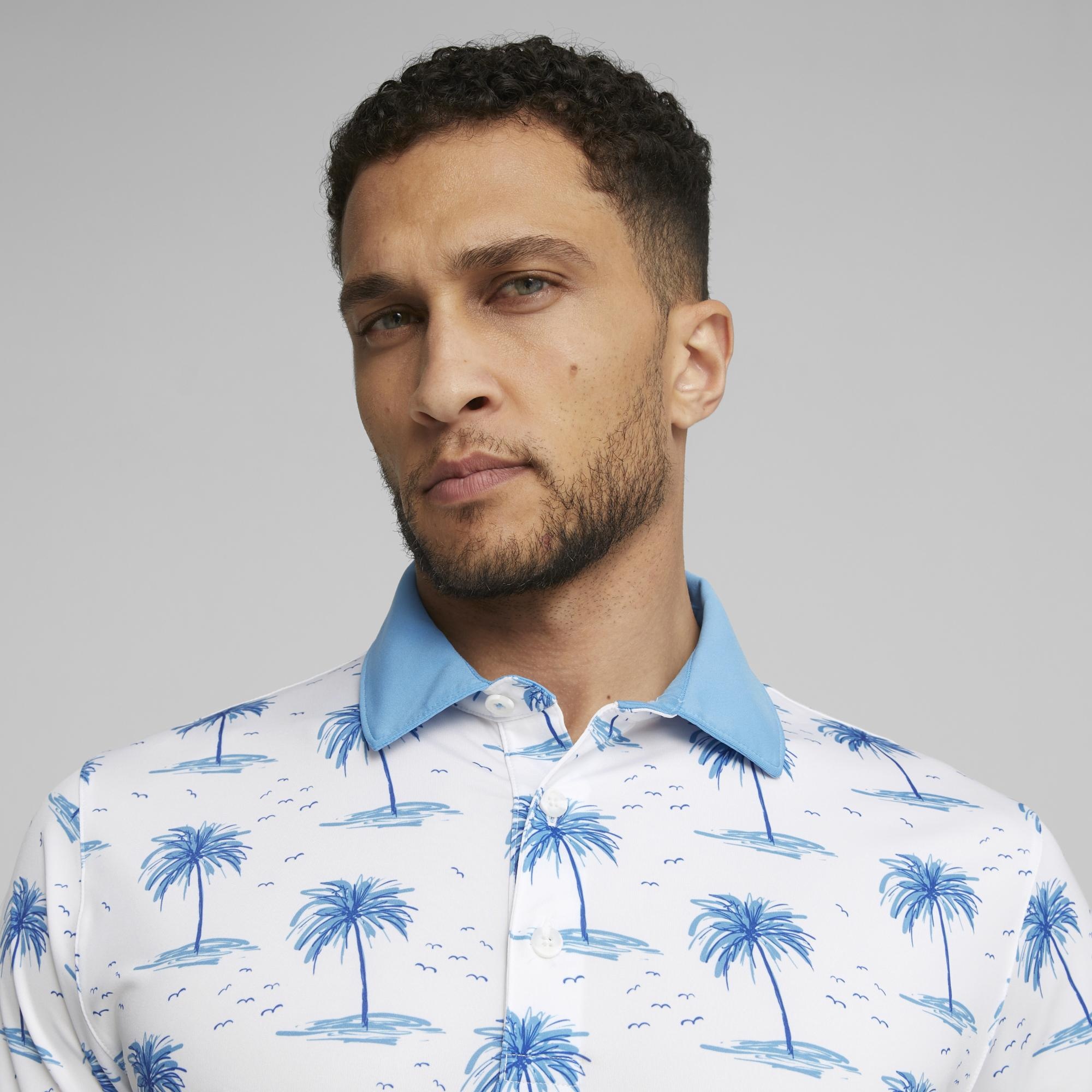 Puma Golf Mirage Erkek Beyaz Polo