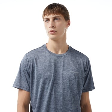  Columbia Hike Crew Erkek Lacivert Günlük T-Shirt
