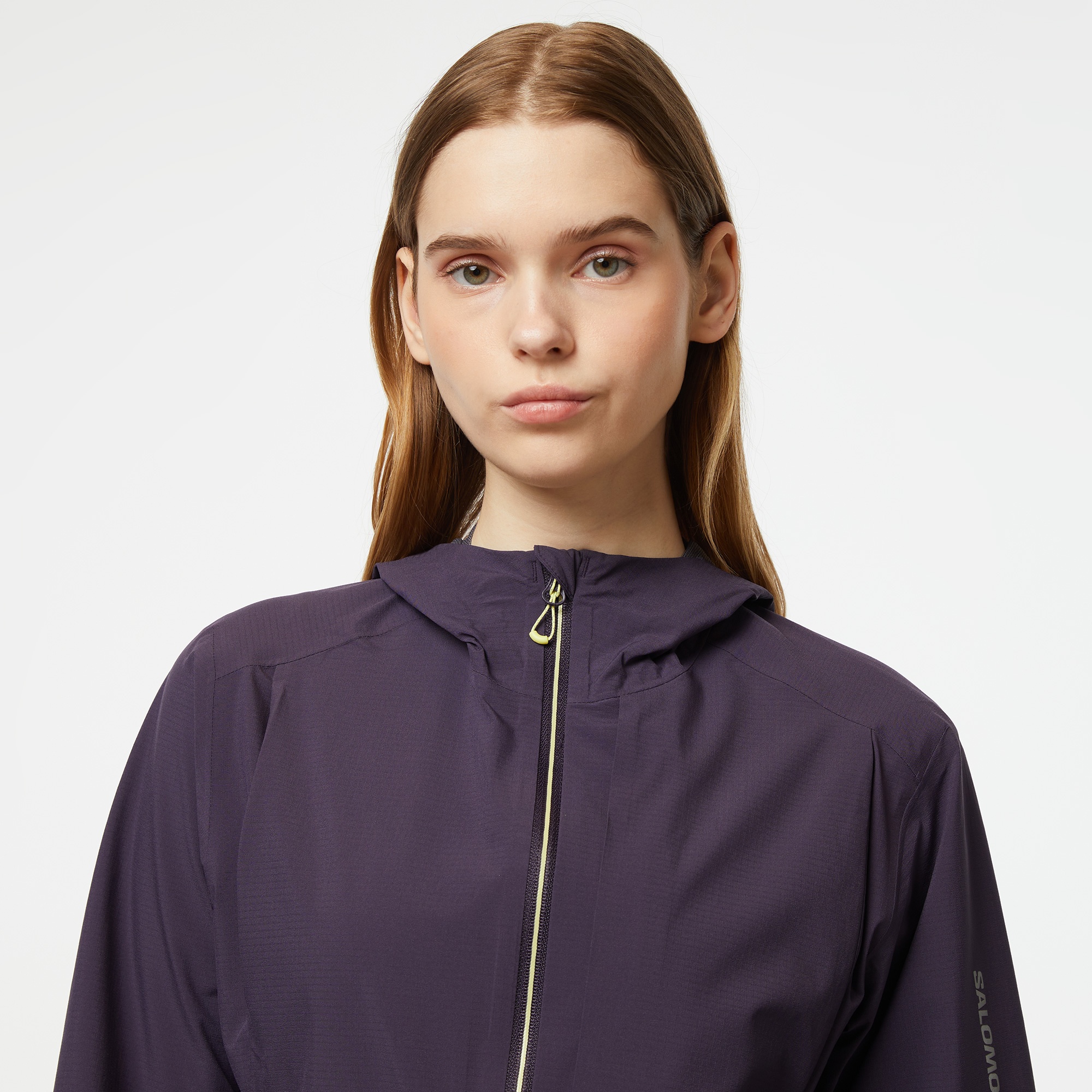 Salomon Bonatti Trail Kadın Mor Koşu Yağmurluğu