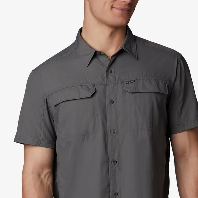  Columbia Silver Redge 2.0 Erkek Gri Kısa Kollu Gömlek