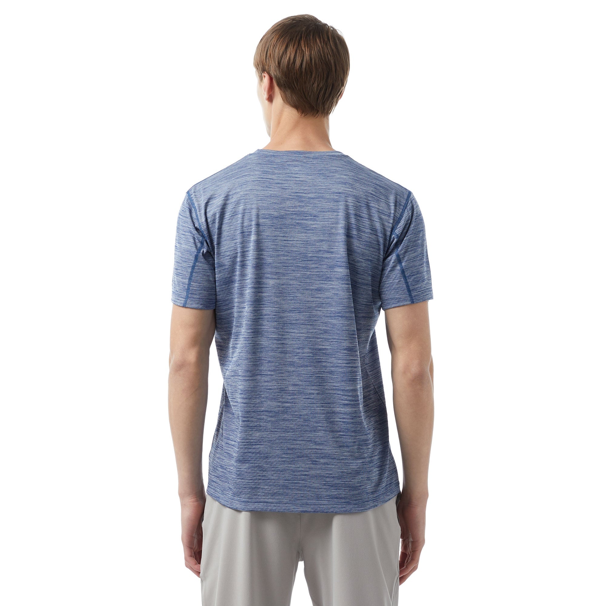 Columbia Erkek Standart Fit Mavi Antrenman T-Shirt