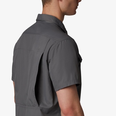  Columbia Silver Redge 2.0 Erkek Gri Kısa Kollu Gömlek