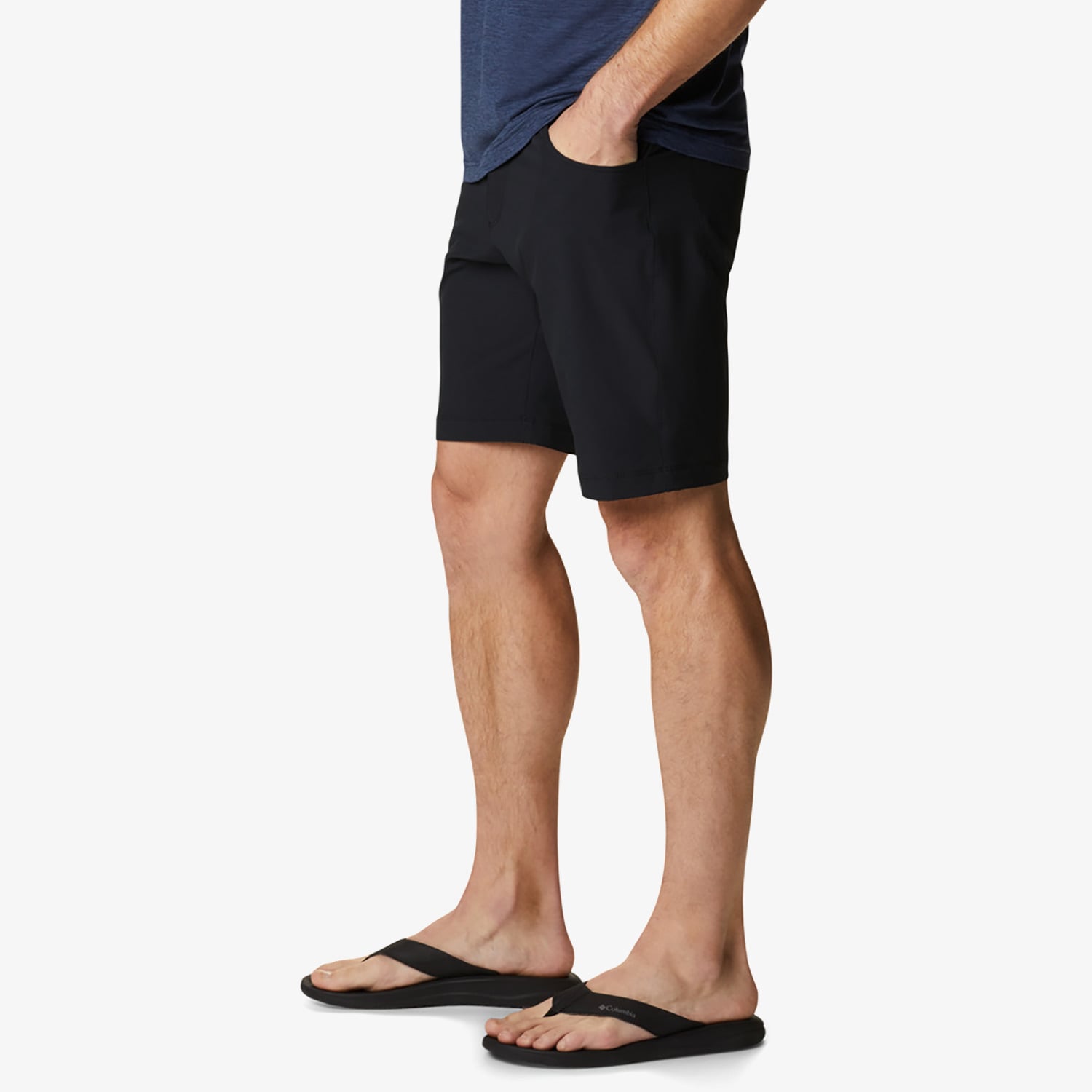  Columbia Outdoor Elements Erkek Siyah Günlük Şort