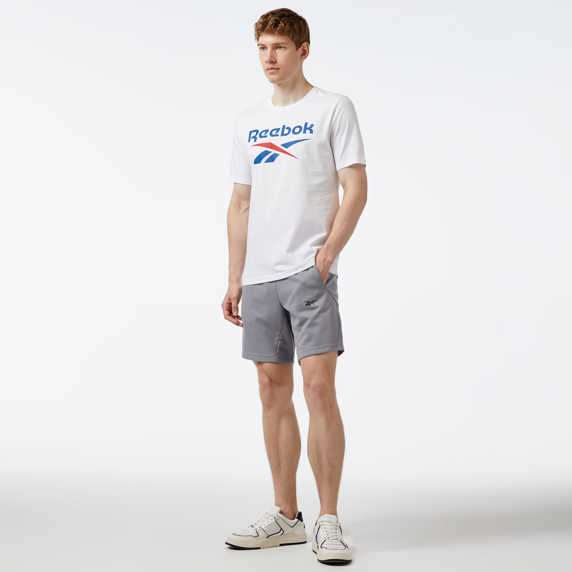  Reebok Strength Knit Erkek Gri Şort