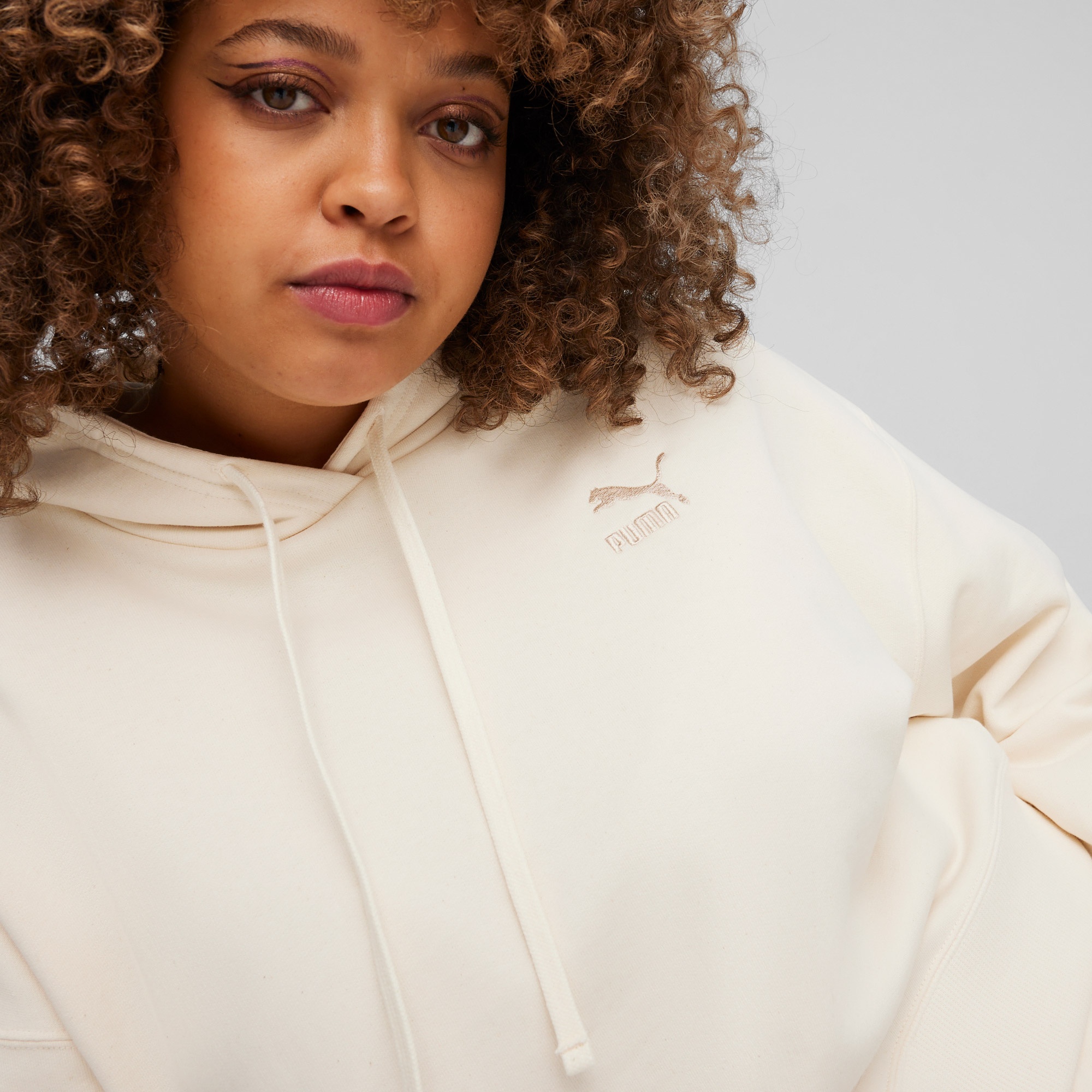 Puma Better Classic Kadın Bej Günlük Sweatshirt