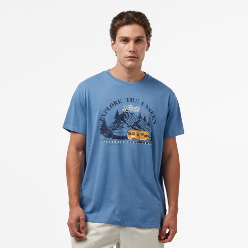  Trespass Hemple Erkek Mavi Günlük T-Shirt