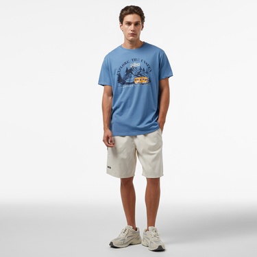  Trespass Hemple Erkek Mavi Günlük T-Shirt