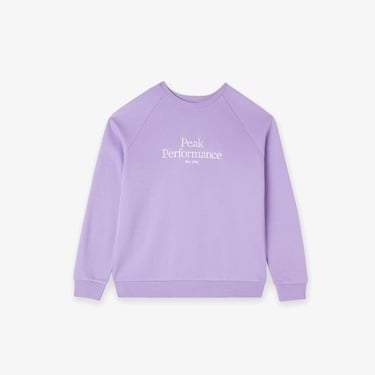  Peak Performance Original Crew Kadın Mor Günlük Sweatshirt