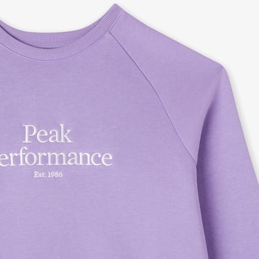  Peak Performance Original Crew Kadın Mor Günlük Sweatshirt