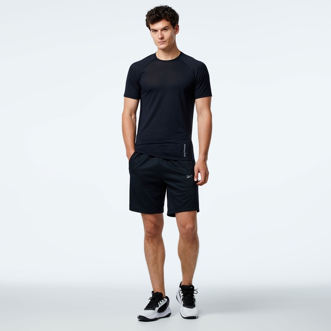  Reebok Erkek Siyah Günlük Şort