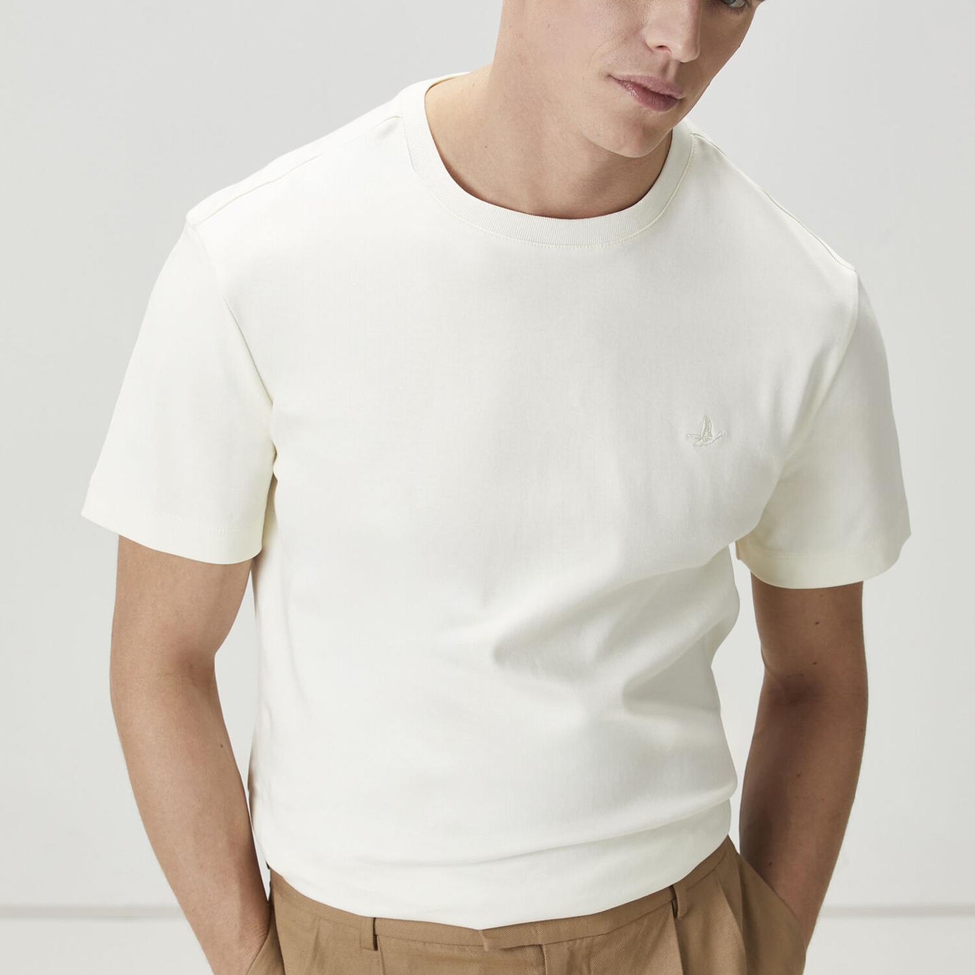 Beymen Club Erkek Krem T-shirt