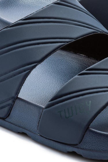  Kevin Çizgili Erkek Terlik Lacivert 40/45