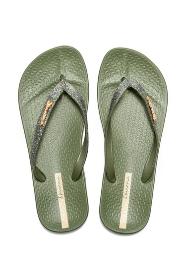  Anatomik Lolita  Kadın Parmak Arası Terlik Koyu Yeşil 35/42