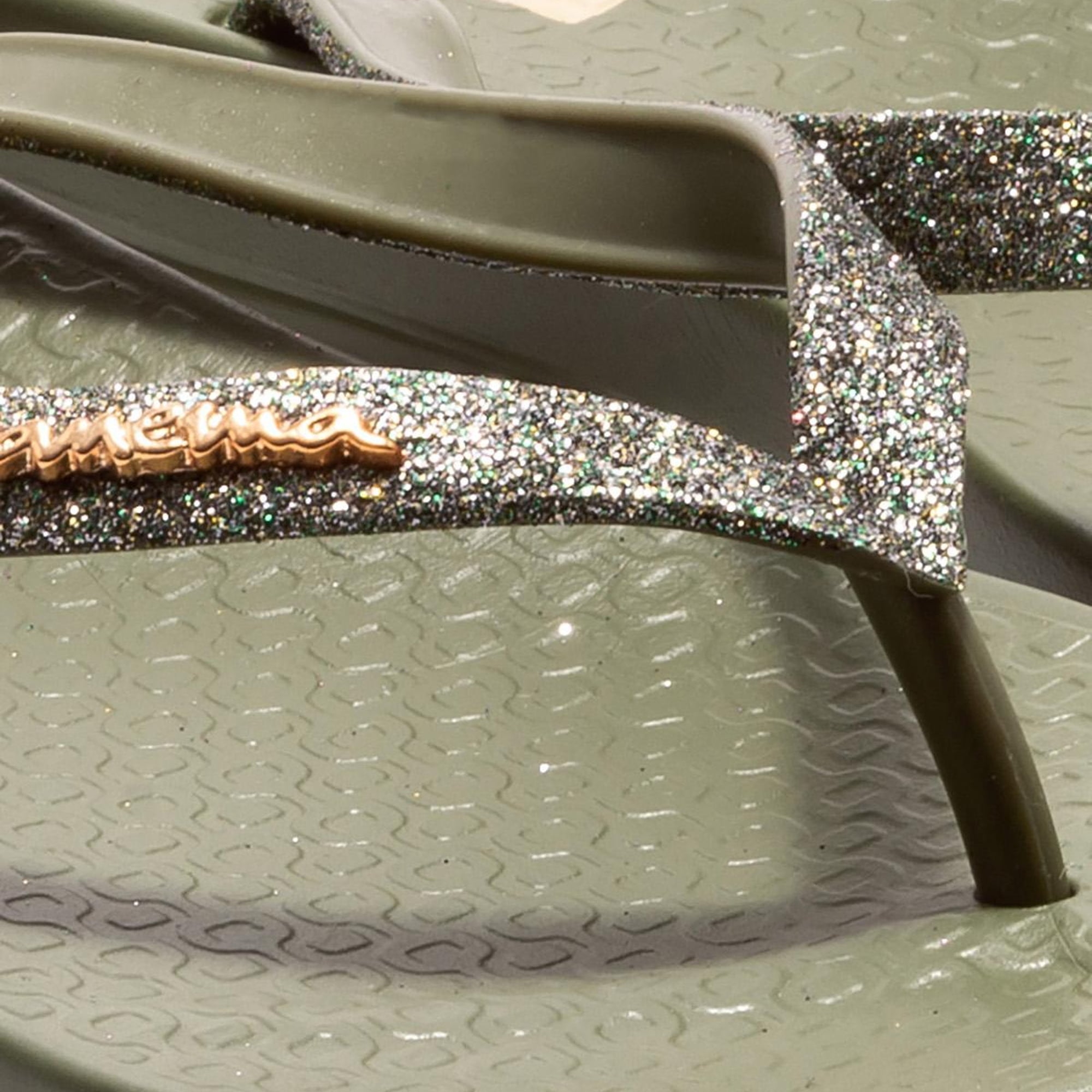 Anatomik Lolita  Kadın Parmak Arası Terlik Koyu Yeşil 35/42