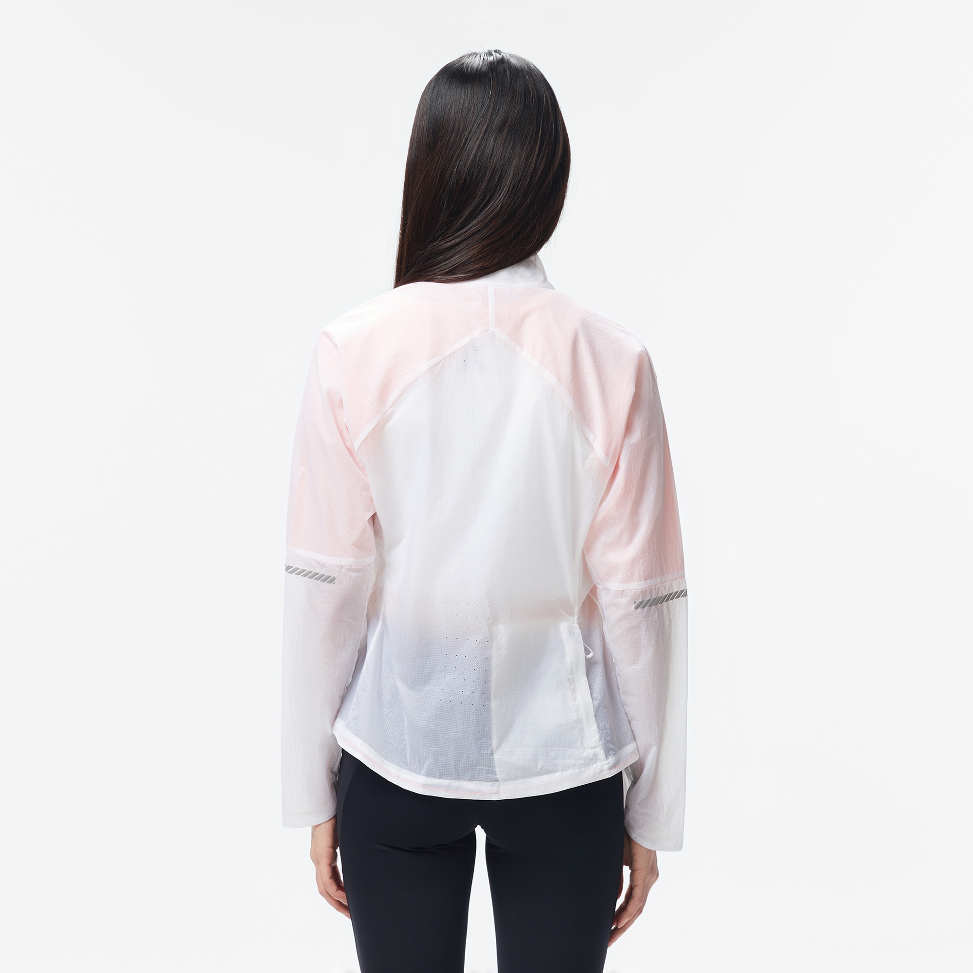 Salomon Sense Flow Kadın Beyaz Koşu Yağmurluğu