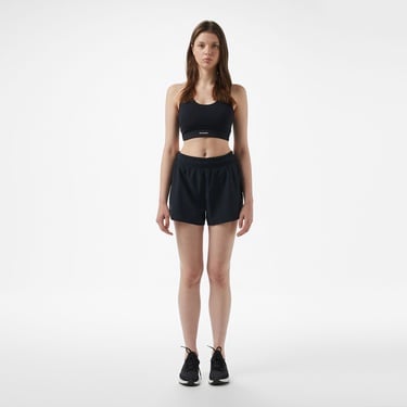  Salomon Shkout Easy 4 Kadın Siyah Koşu Şortu