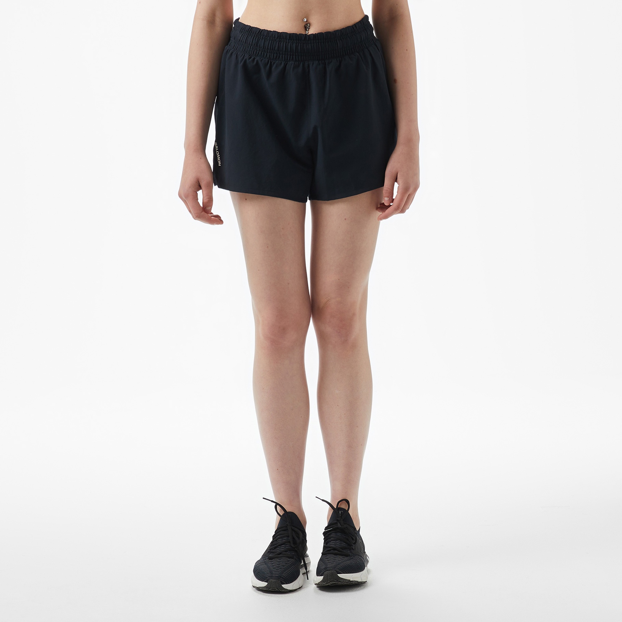 Salomon Shkout Easy 4 Kadın Siyah Koşu Şortu
