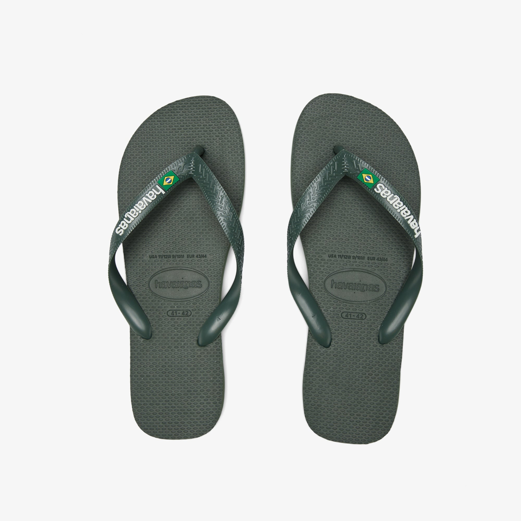 Havaianas Brasil Logo Erkek Yeşil Terlik