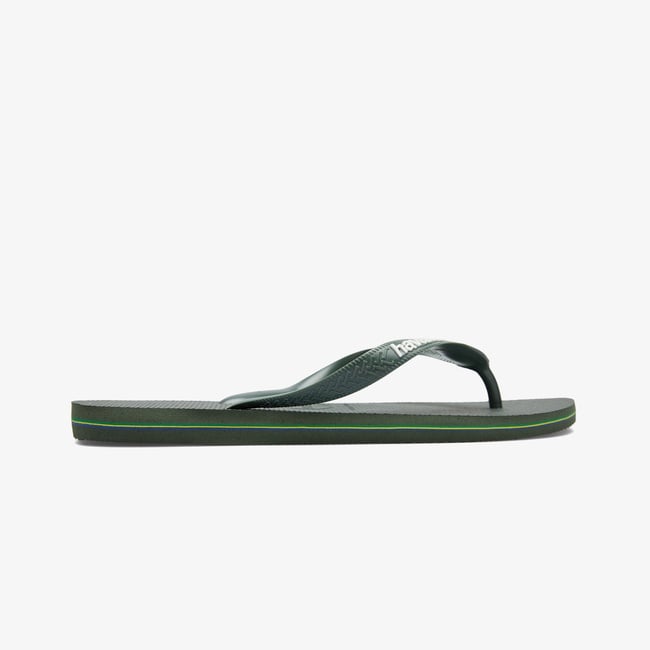  Havaianas Brasil Logo Erkek Yeşil Terlik