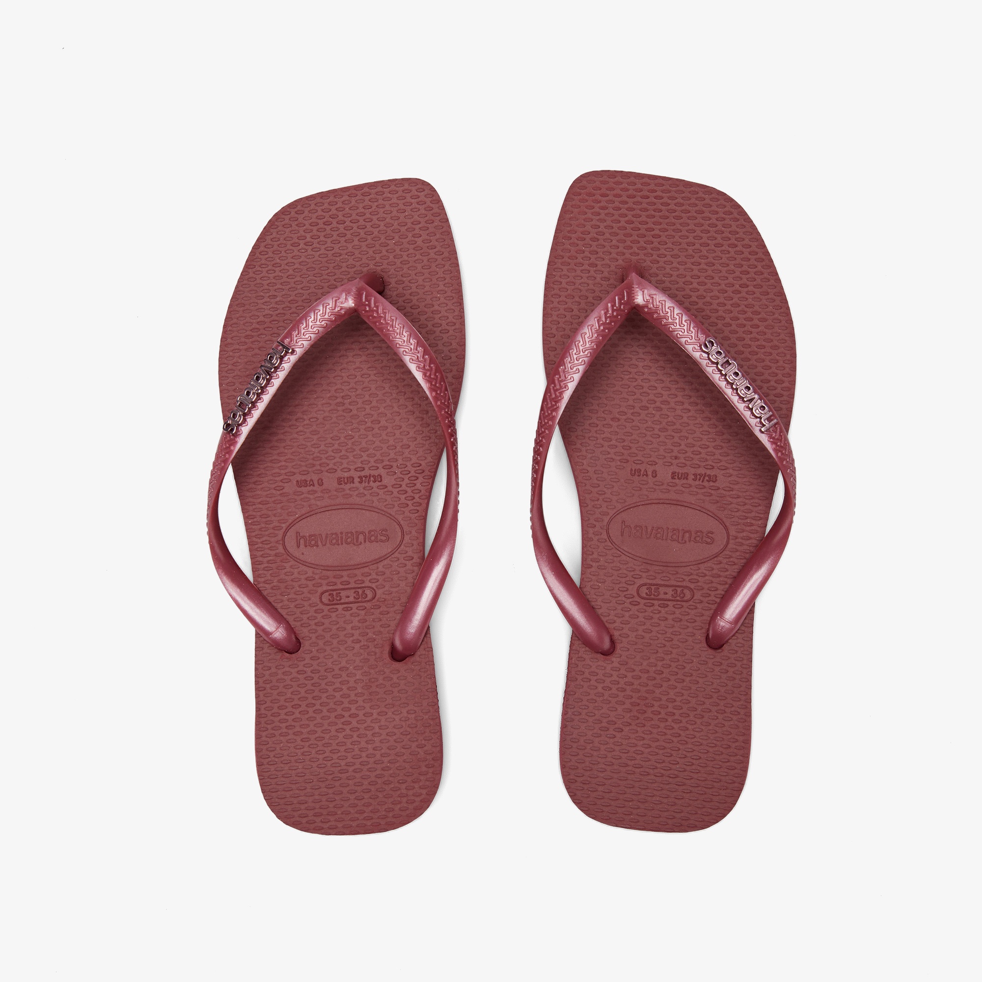 Havaianas Square Logo Metallic Kadın Kahverengi Terlik