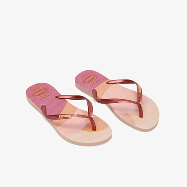  Havaianas Slim Unisex Pembe Terlik