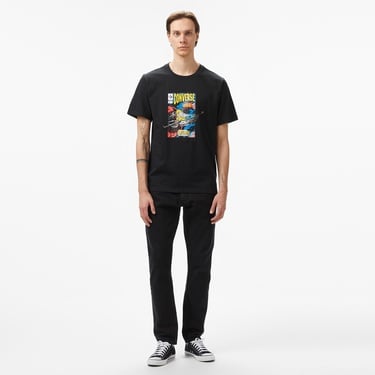  Converse Comic Cover Erkek Siyah T-Shirt